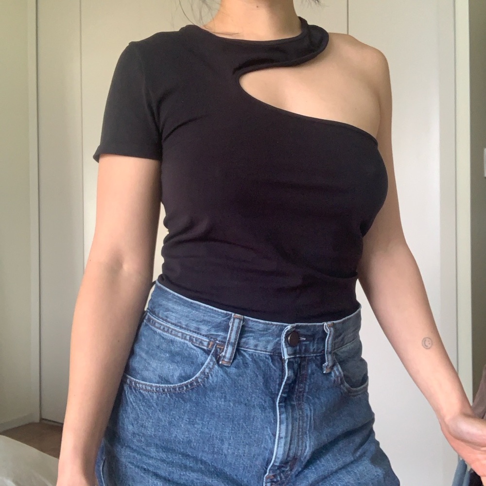 Helmut Lang Cut Out Top
